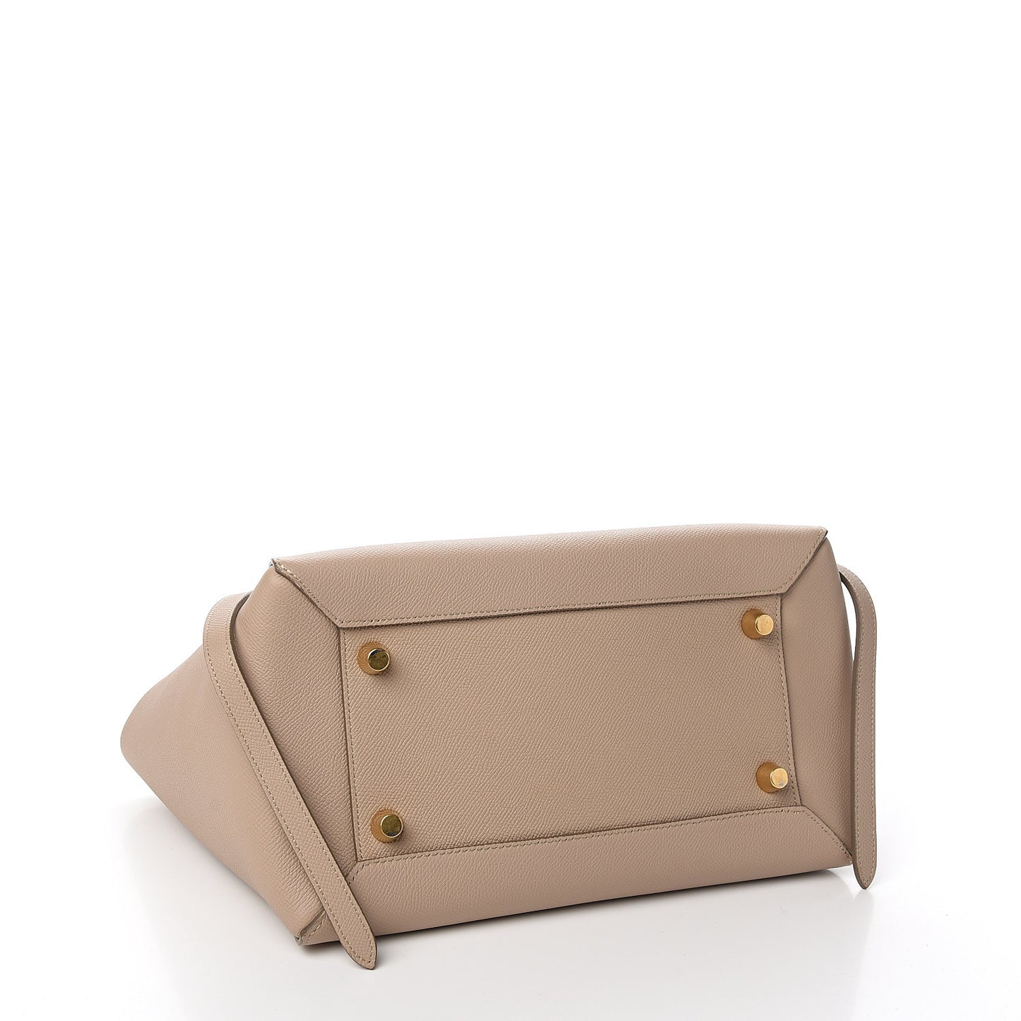 Grained Calfskin Mini Belt Bag Light Taupe