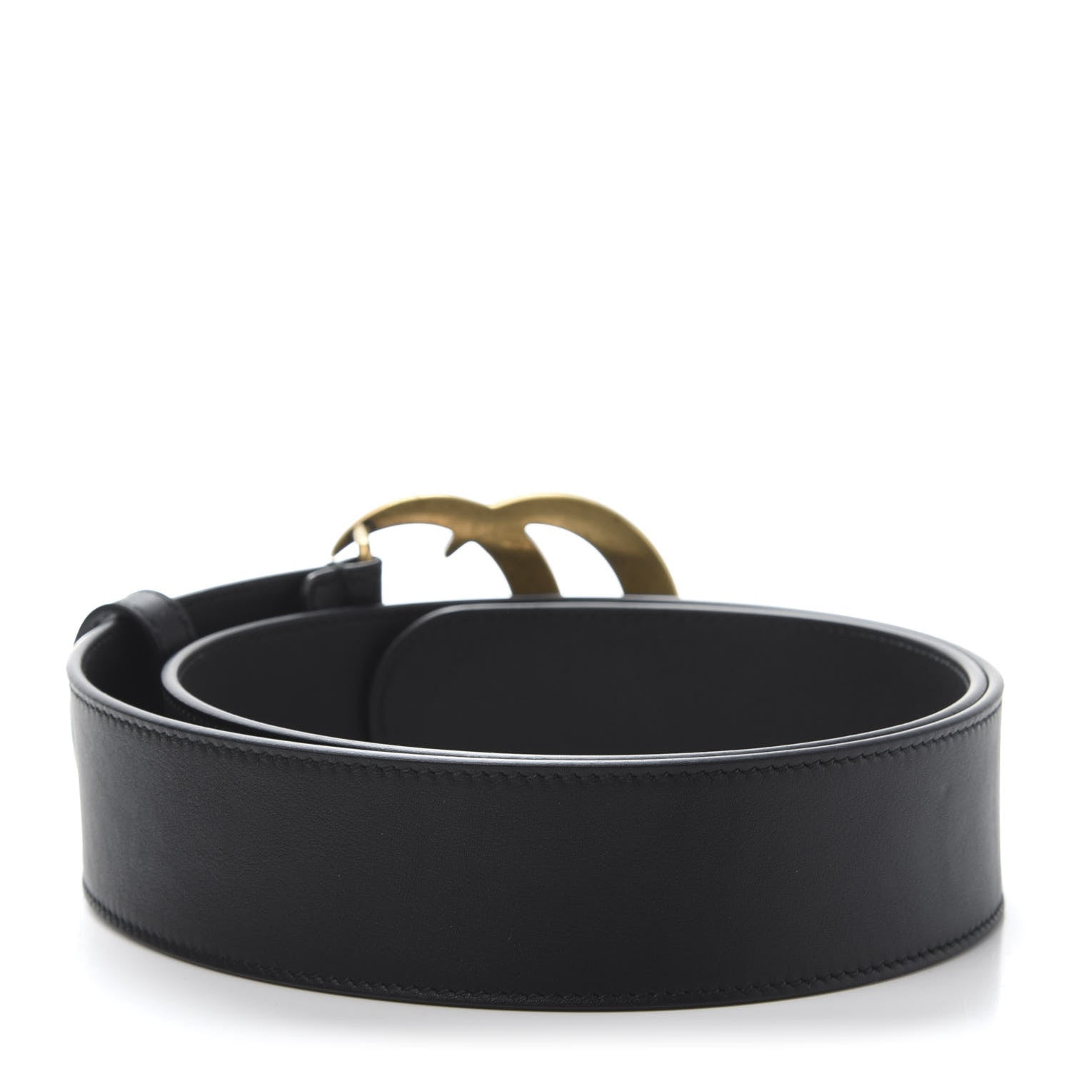 Gucci Calfskin Double G 40mm Belt 80 32 Black 2 of 7