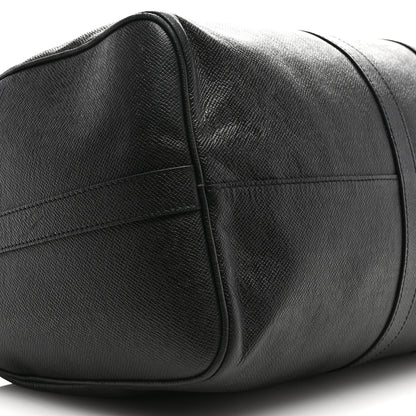 Louis Vuitton Taiga Keepall Bandouliere 50 Black 8 of 11