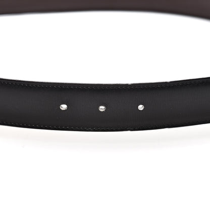 Hermes Box Togo 32mm Quizz H Belt 90 Black Chocolate 4 of 8
