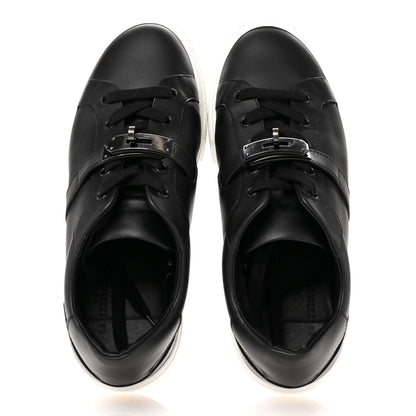 Hermes Calfskin Mens Day Sneakers 40 Black 2 of 13