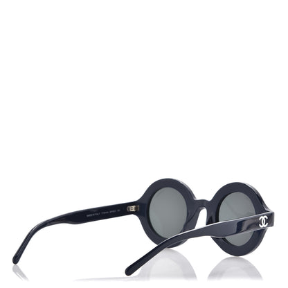 Chanel x Pharrell Williams Round 19mm Sunglasses Indigo Gris 4 of 7