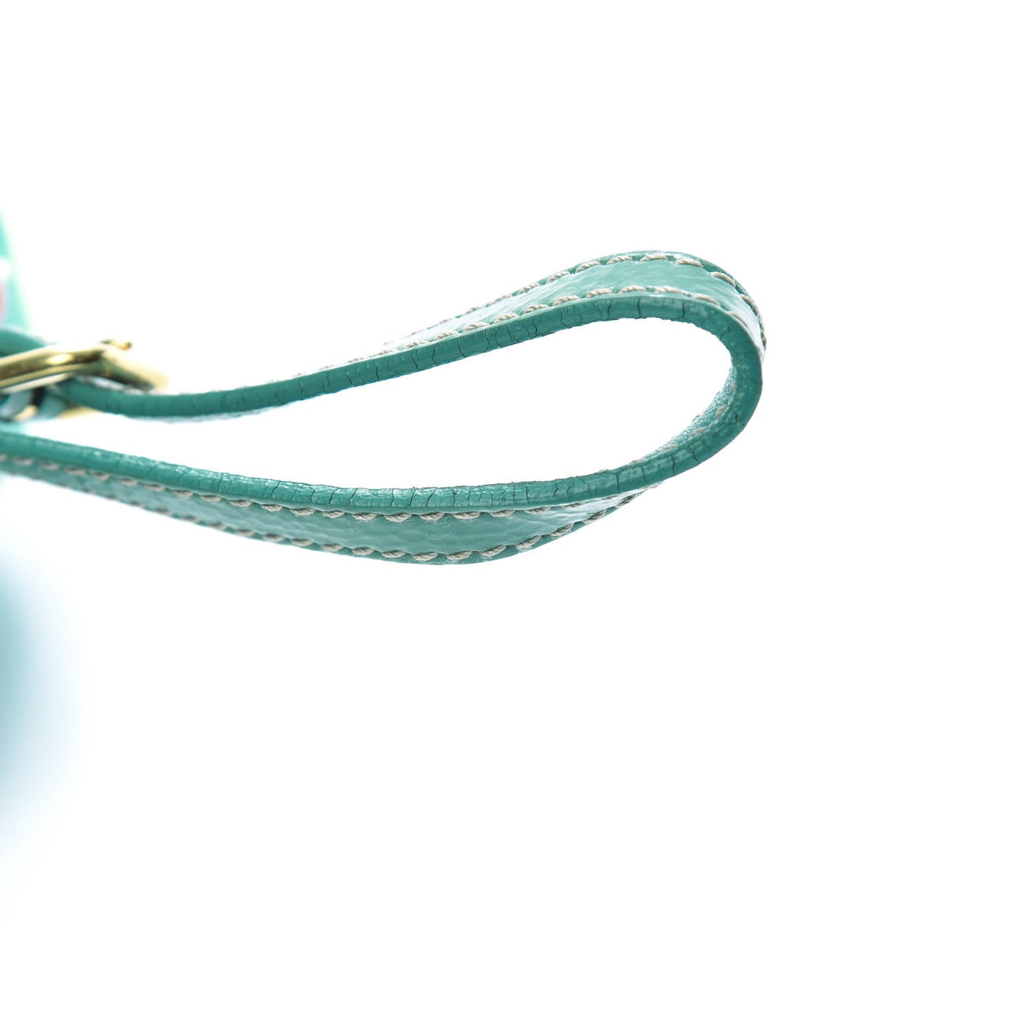 Tessuto Nylon Wristlet Clutch Turchese