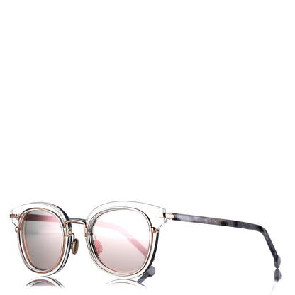 Christian Dior Origins2 Round Marble Sunglasses Rose Gold 1 of 10