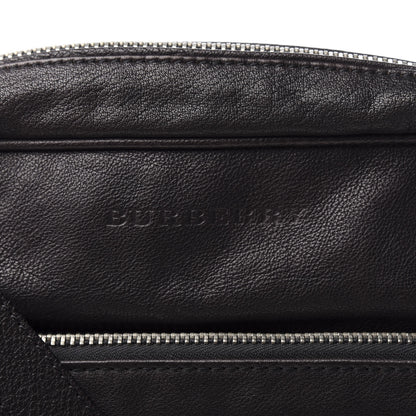 Burberry Grained Calfskin Crossbody Bag Black Brown 12 of 12