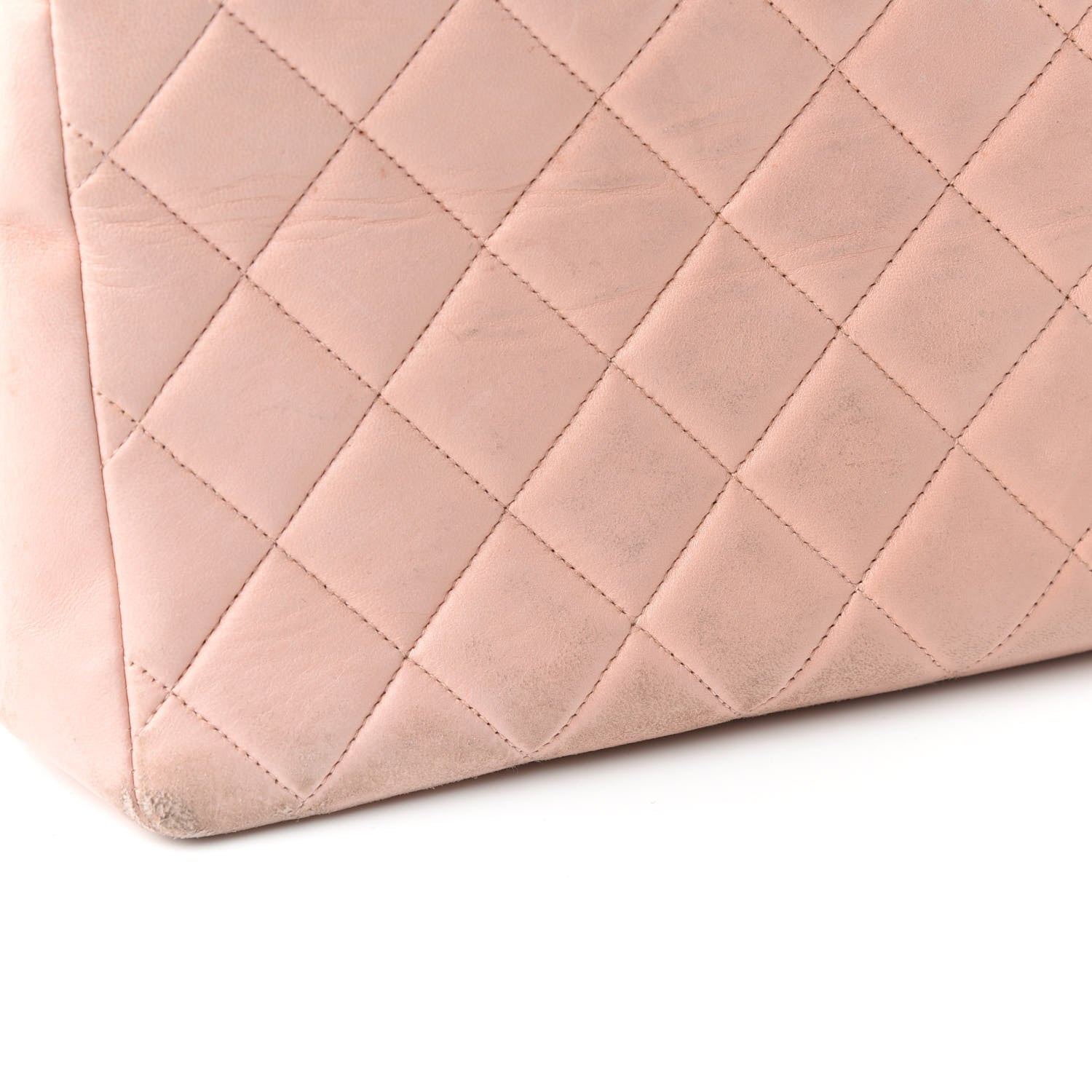 Chanel Lambskin Quilted Grand Shopping Tote GST Pink 14 of 18
