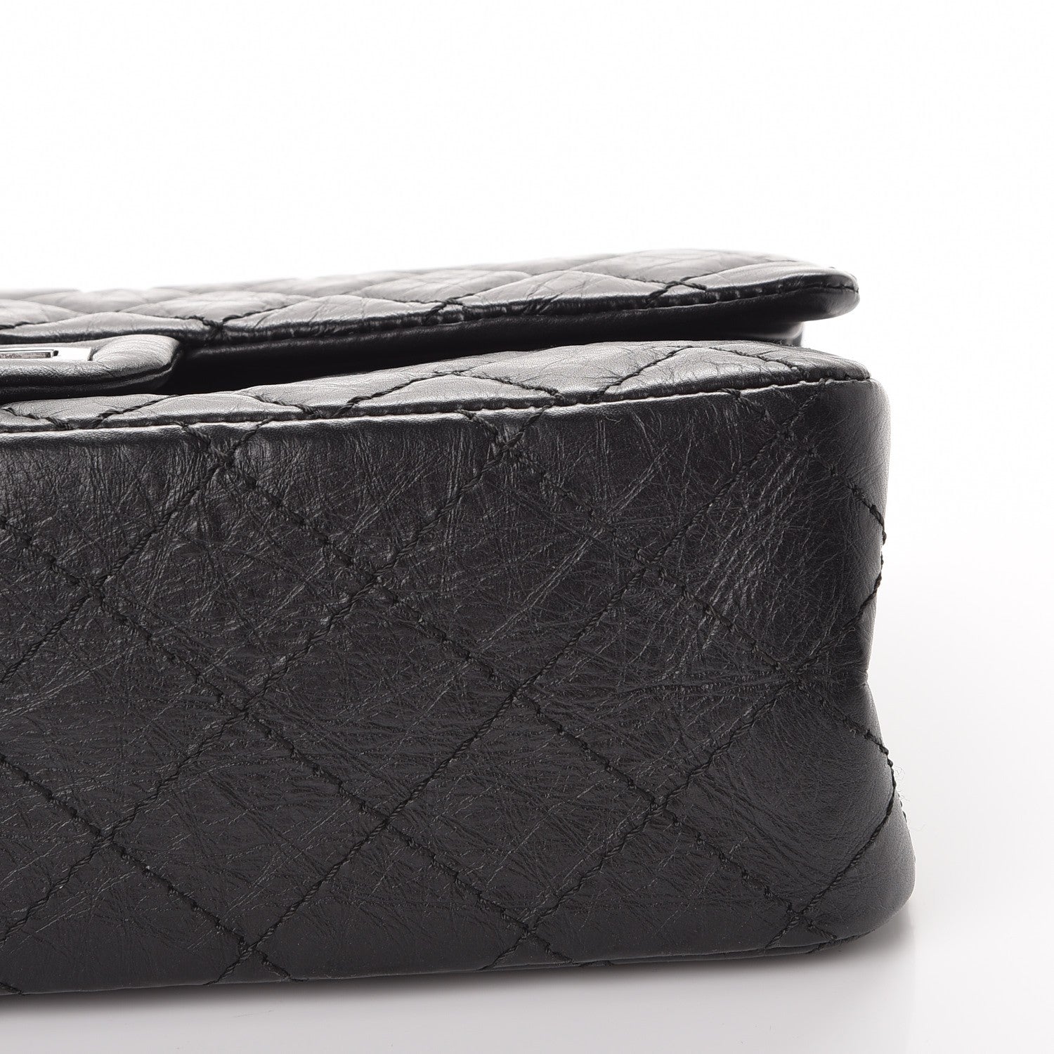 Chanel Aged Calfskin Quilted 2.55 Reissue 225 Flap Black 10 of 10