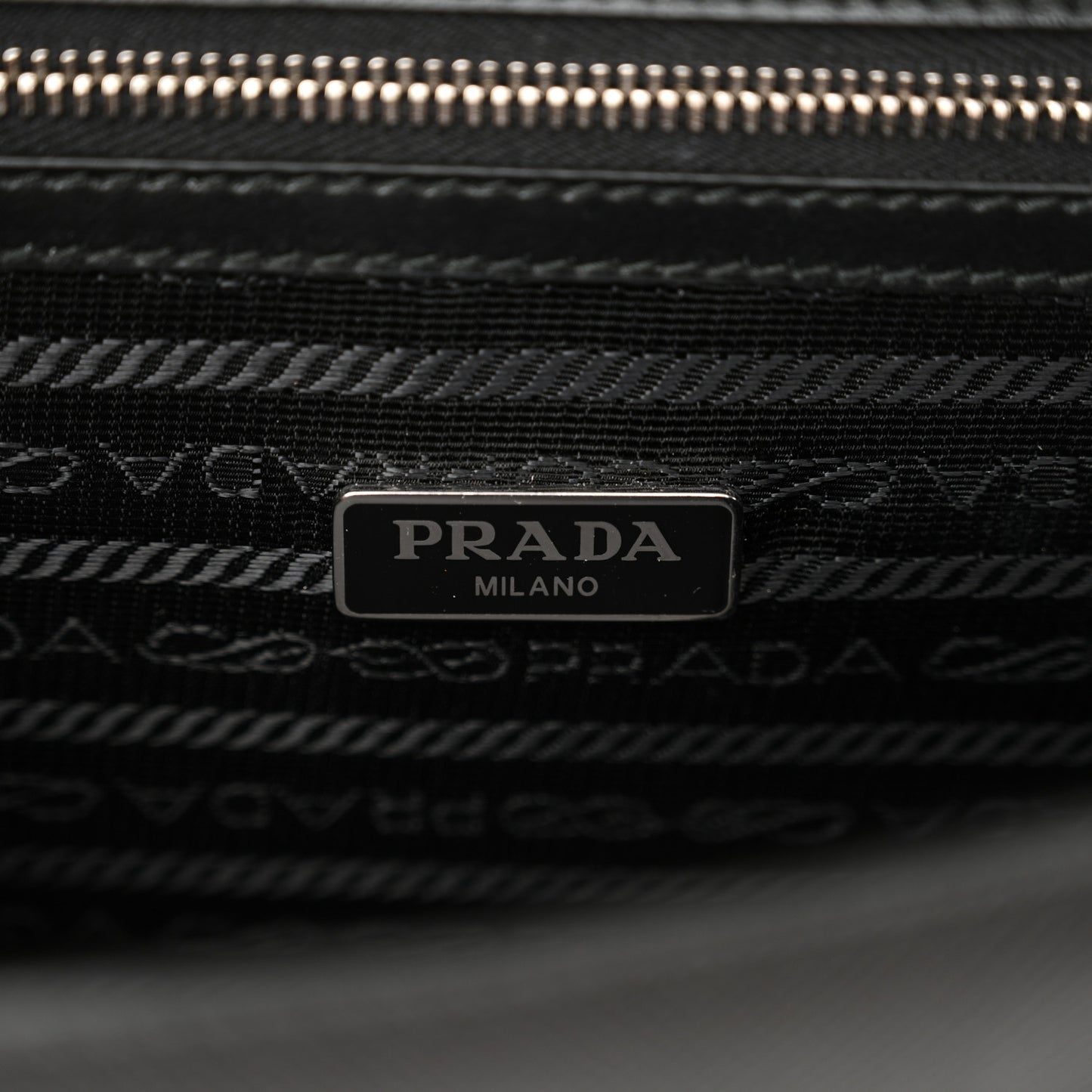 Saffiano Pattina Crossbody Bag Black
