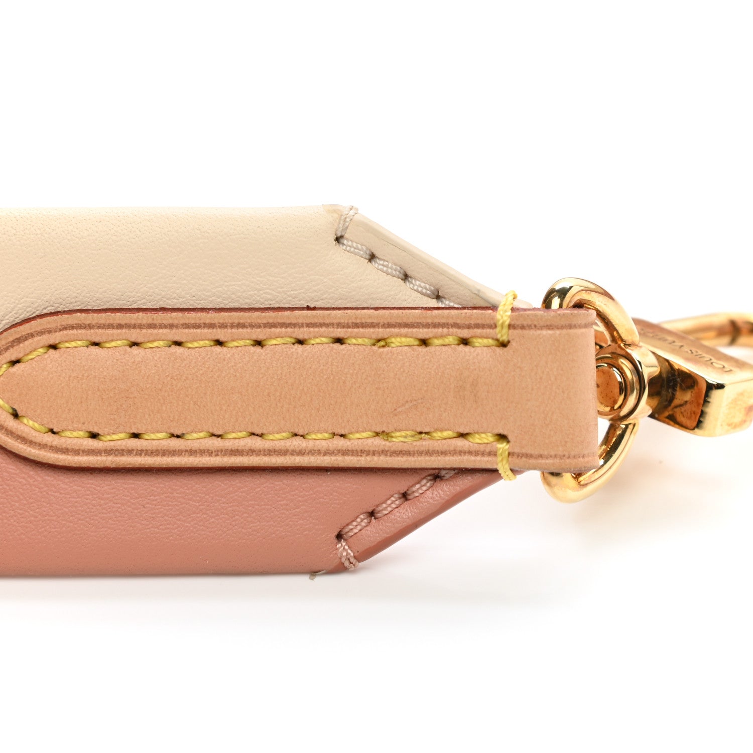 Louis Vuitton Calfskin Cluny BB Shoulder Strap Creme Vieux Rose 6 of 6