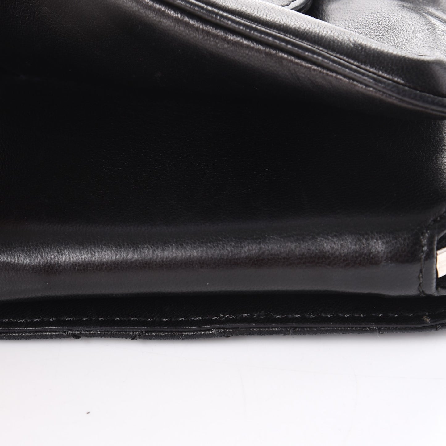 Lambskin Mini Crossbody Flap Black