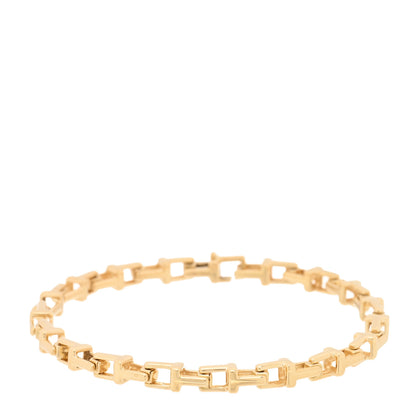 Tiffany 18K Yellow Gold Narrow T Chain Bracelet 1 of 4