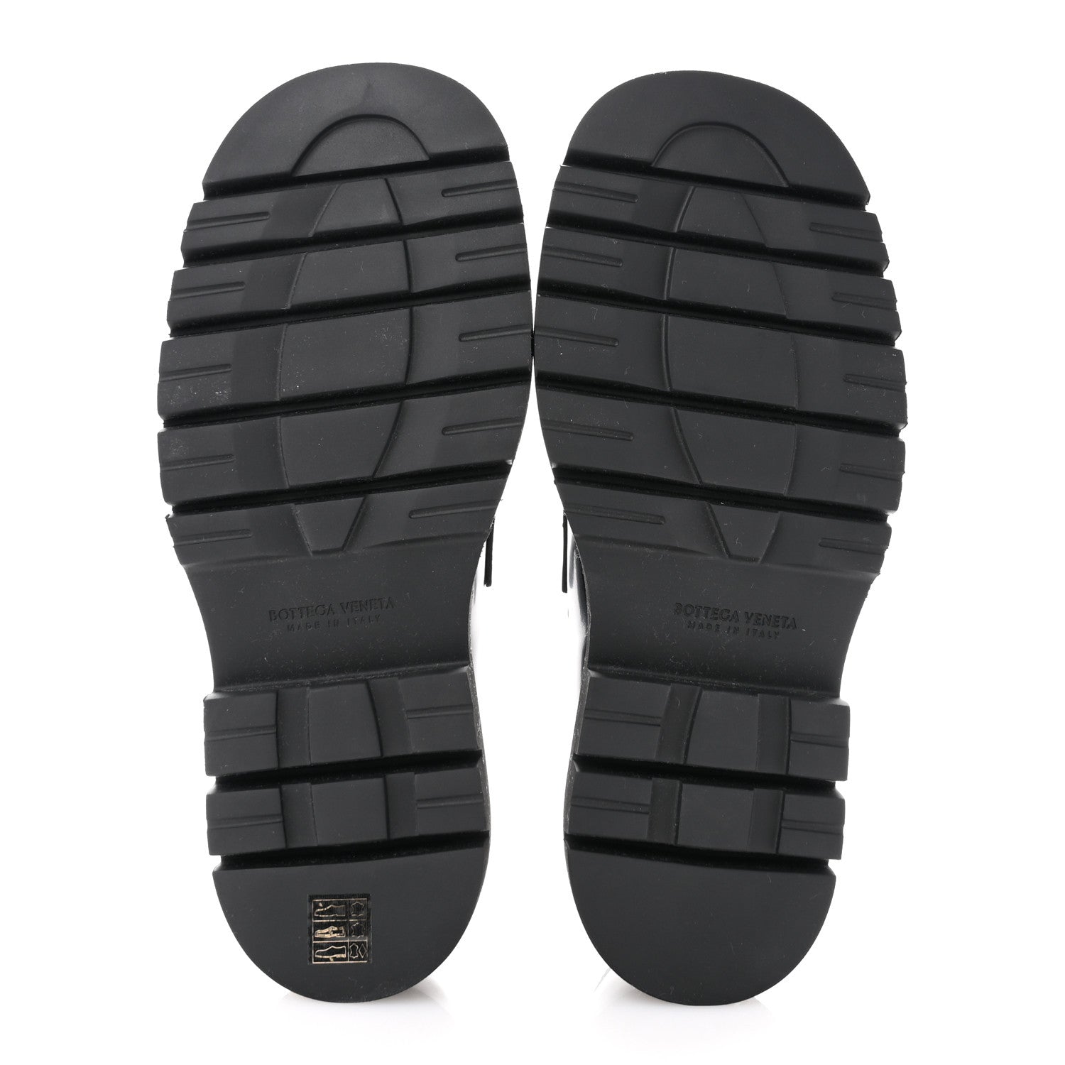 Bottega Veneta Soft Vinyl Calfskin Lug Loafers 39.5 Black 5 of 8