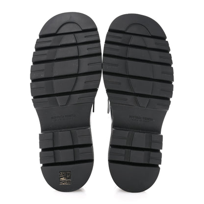 Bottega Veneta Soft Vinyl Calfskin Lug Loafers 39.5 Black 5 of 8