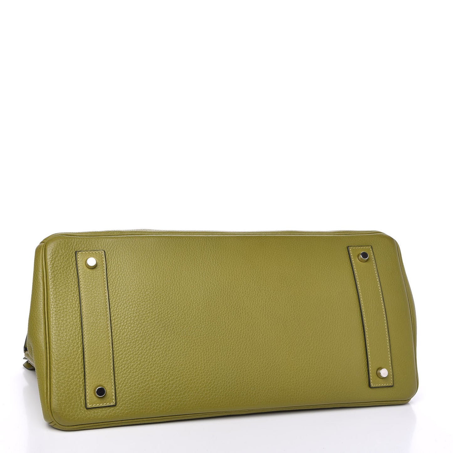 Taurillon Clemence JPG Birkin 42 Chartreuse