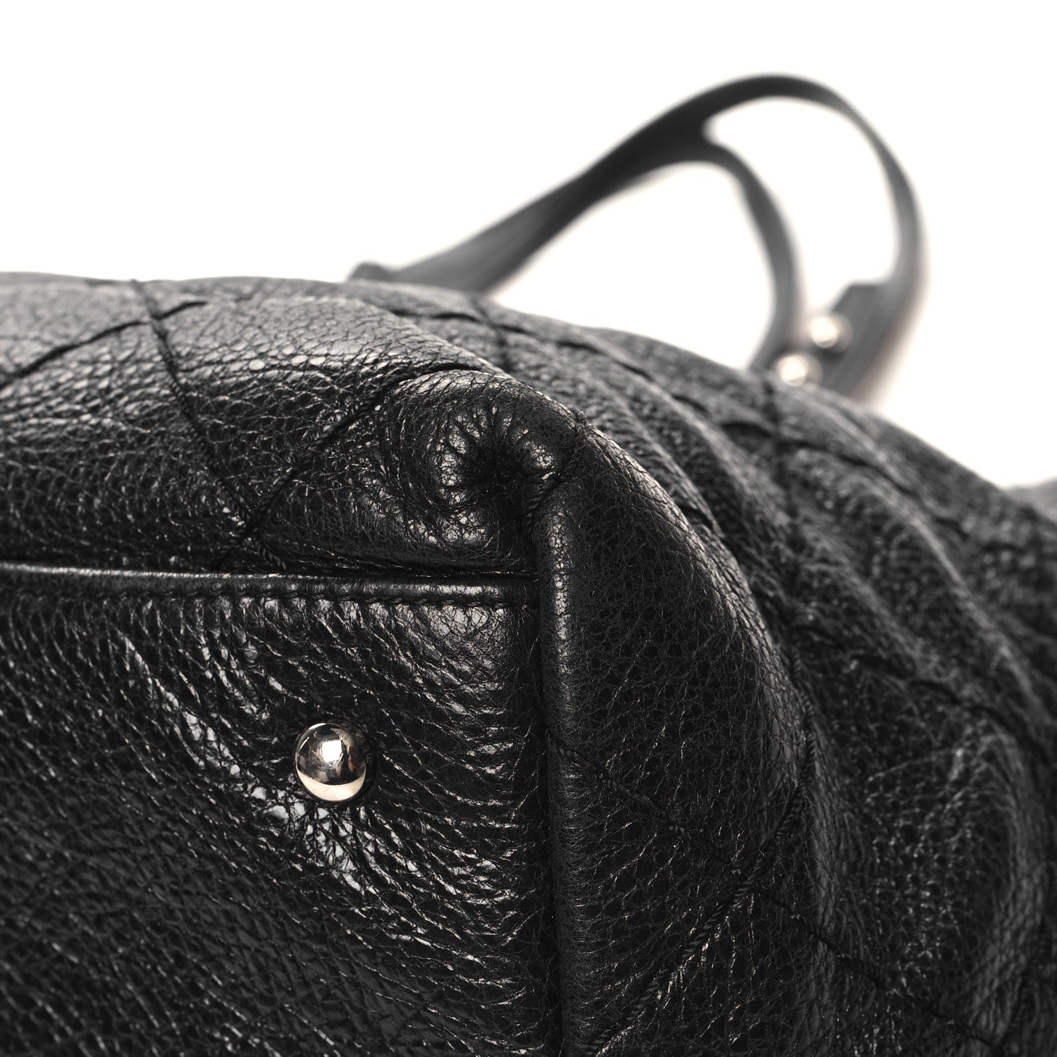 Chanel Glazed Calfskin Large On The Road Tote Black 10 of 14