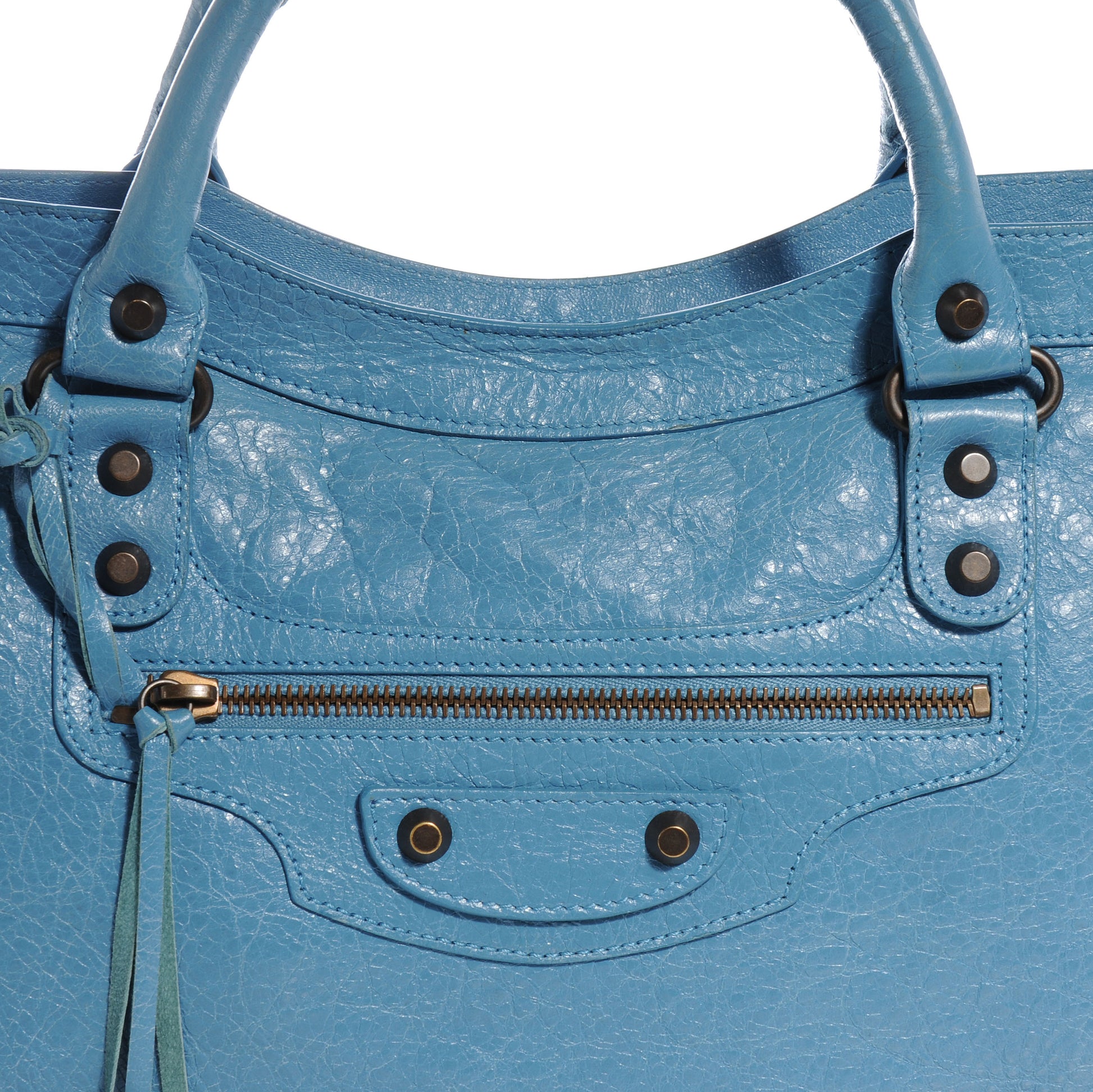 Balenciaga Agneau City Bleu Indigo 8 of 12