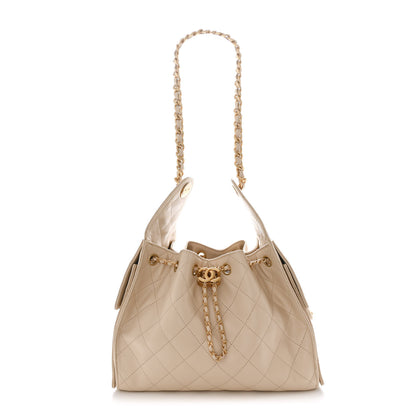 Chanel Caviar Quilted Small Chanel 25 Handbag Beige 1 of 11