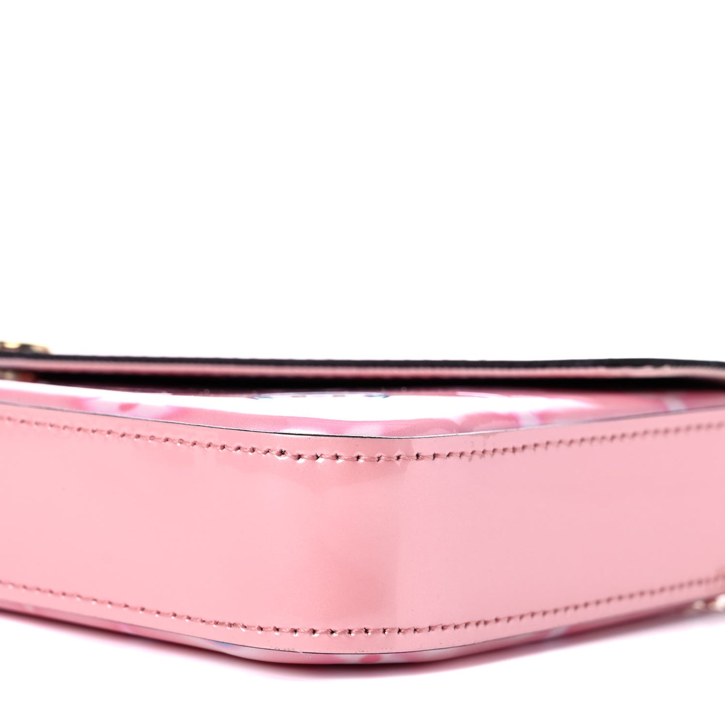 Vernis Valentine Felicie Pochette Chain Wallet Light Pink Neon