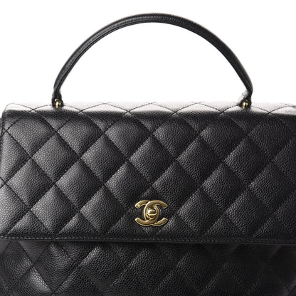 Chanel Caviar Quilted Jumbo Kelly Flap Black 13 of 13