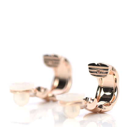Chanel 18K Beige Gold Coco Crush Hoop Clip-on Earrings 3 of 5
