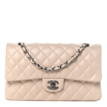 Chanel Lambskin Quilted Medium Double Flap Ivory 1 of 10
