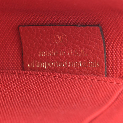 Louis Vuitton Empreinte Pochette Felicie Chain Wallet Scarlet 8 of 11