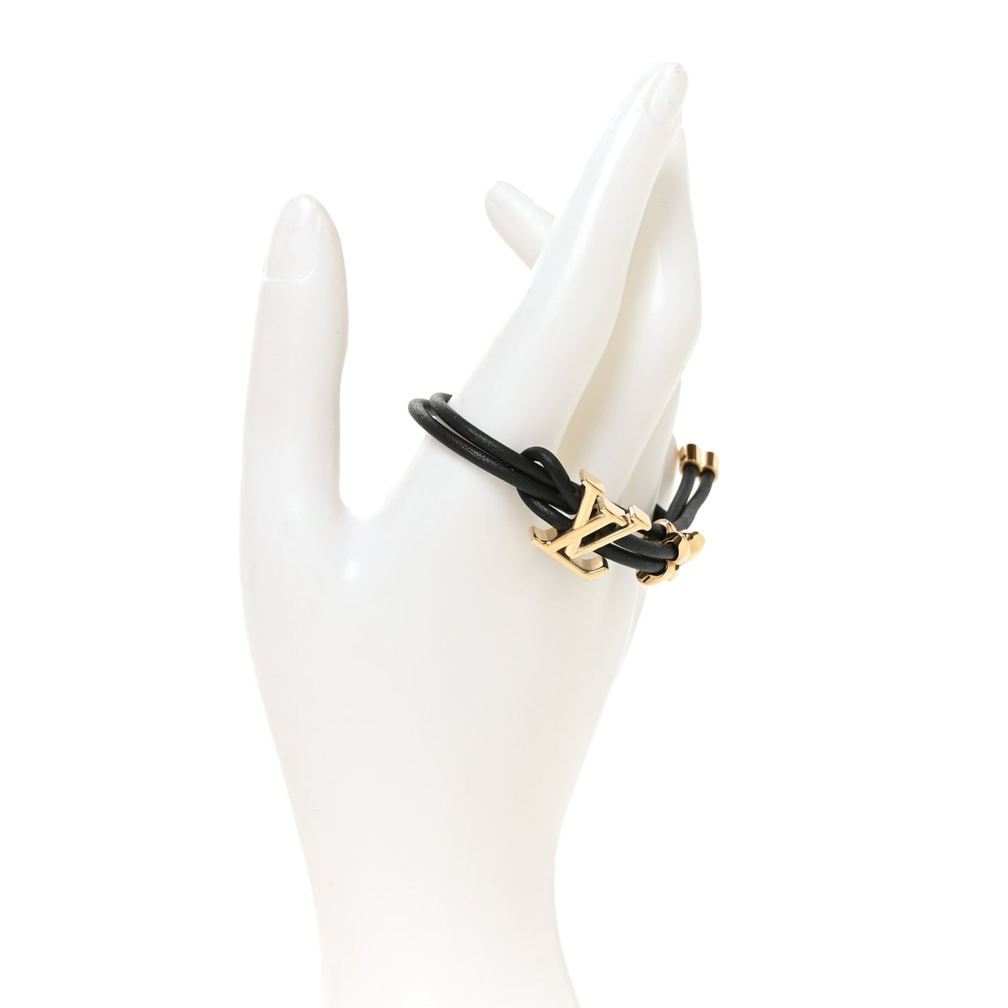 Calfskin Bloom Bracelet Black