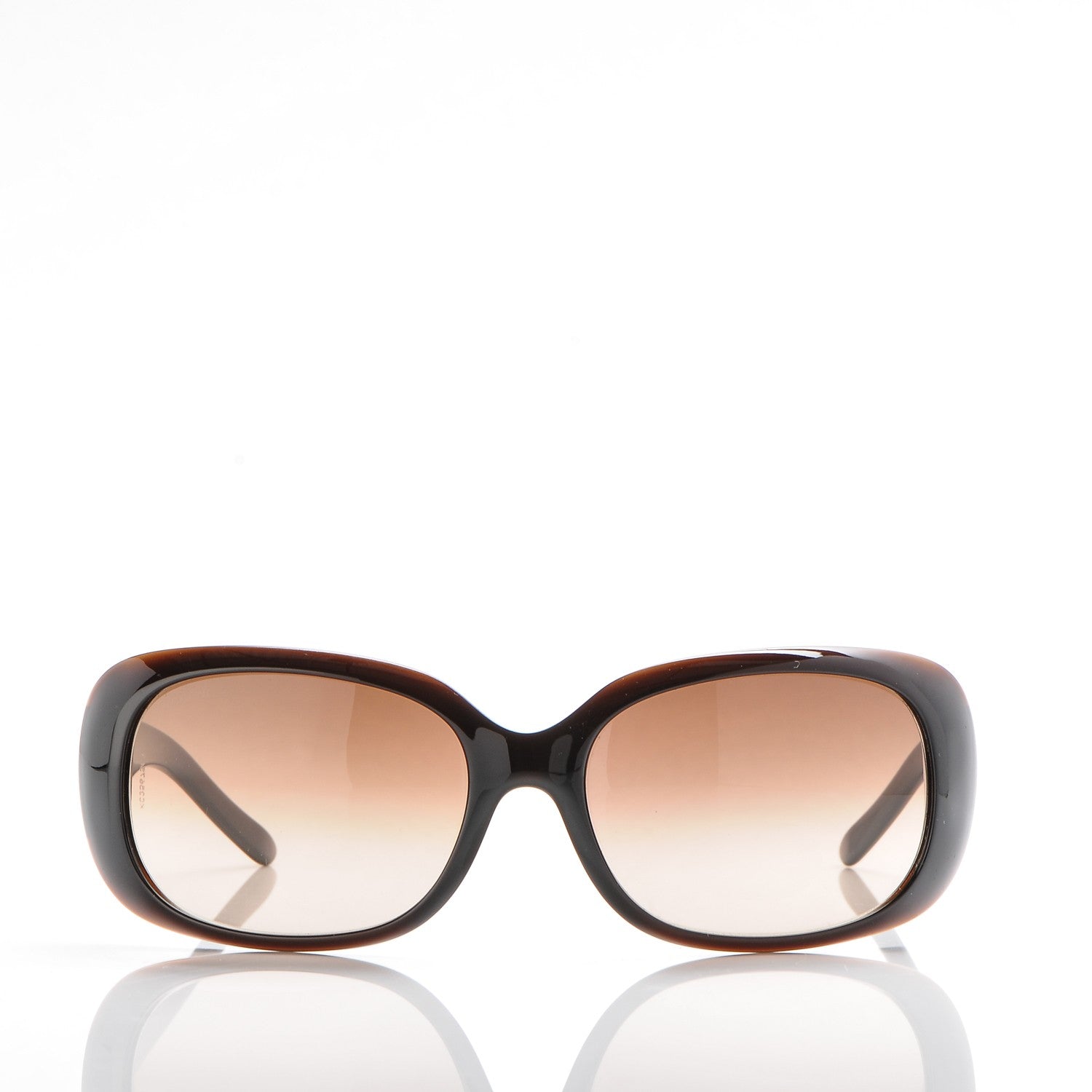 Chanel Crystal CC Logo Sunglasses 6026-B Brown 2 of 8