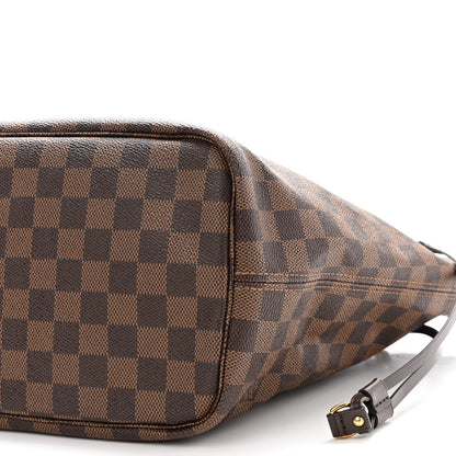 Louis Vuitton Damier Ebene Neo Neverfull MM Rose Ballerine 13 of 15