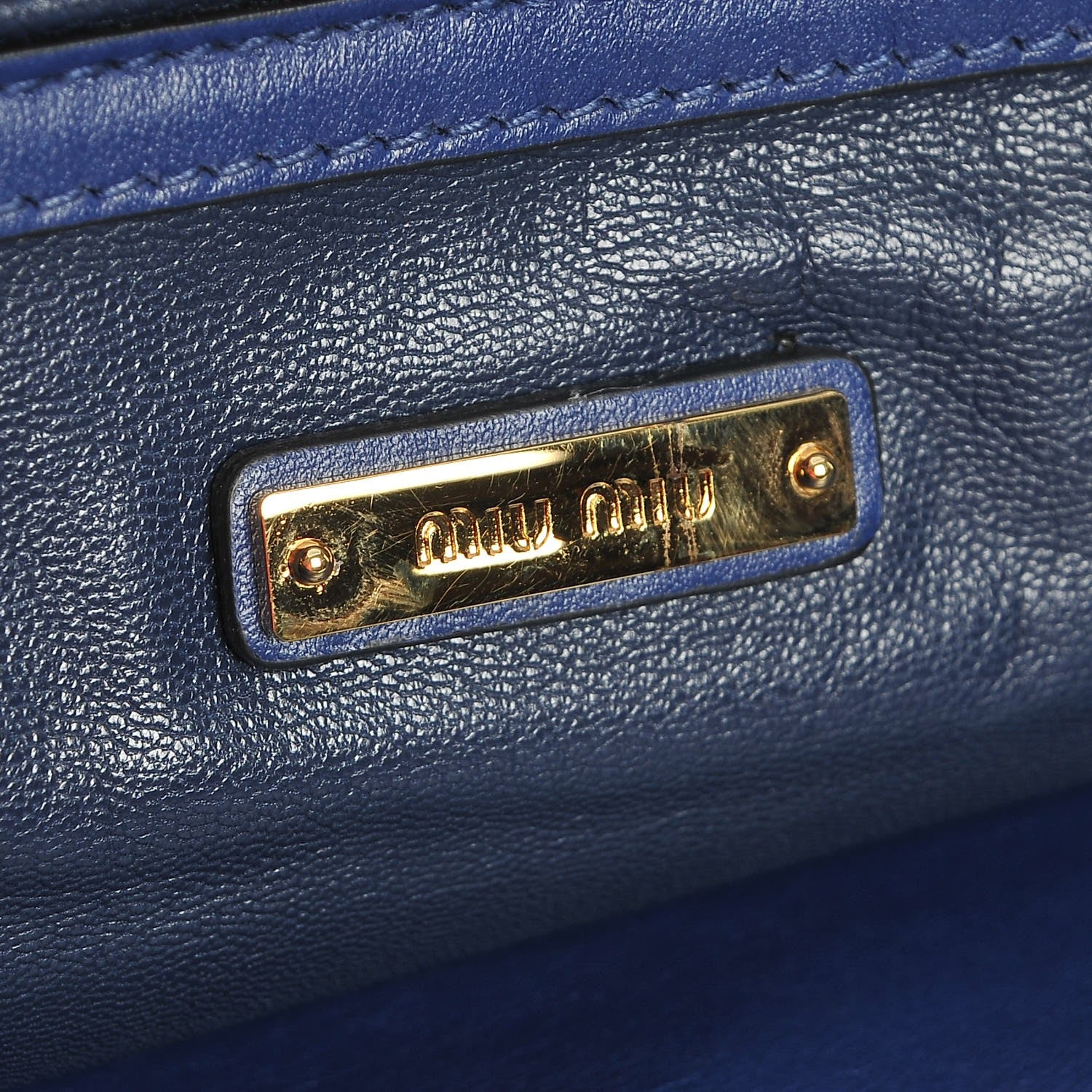 Miu Miu Soft Calf Cloud Hobo Inchiostro 6 of 7