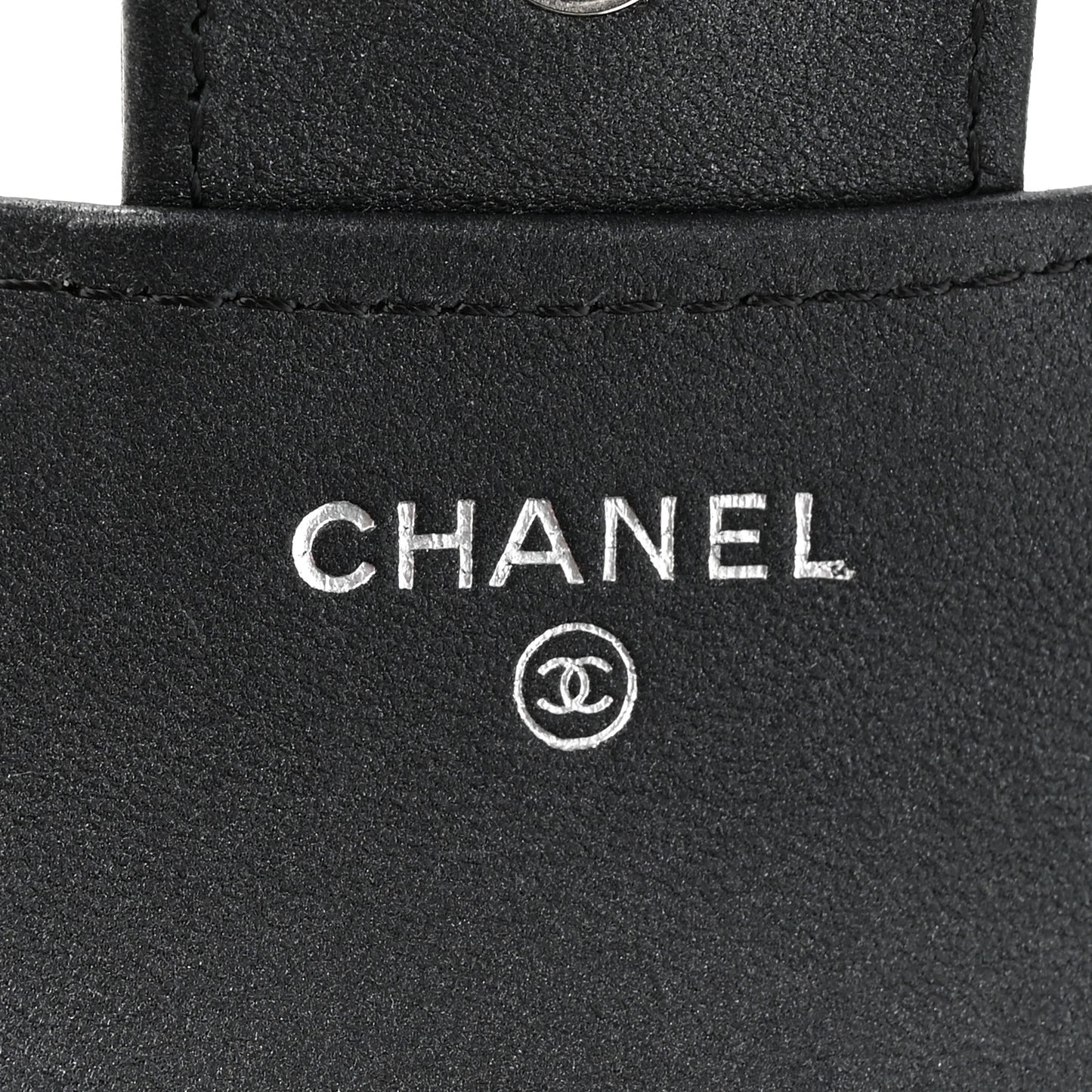 Lambskin Quilted Compact Flap Wallet So Black