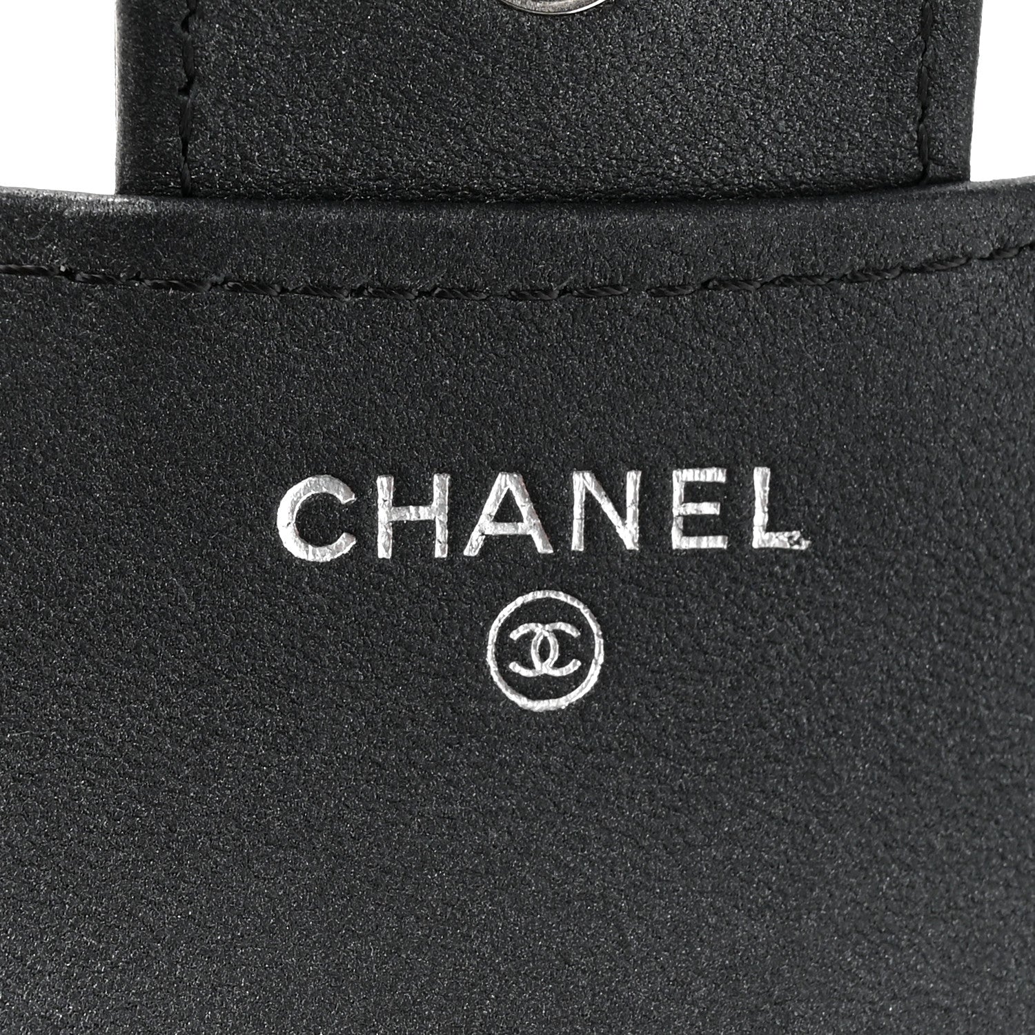 Chanel Lambskin Quilted Compact Flap Wallet So Black 7 of 11