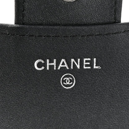 Chanel Lambskin Quilted Compact Flap Wallet So Black 7 of 11