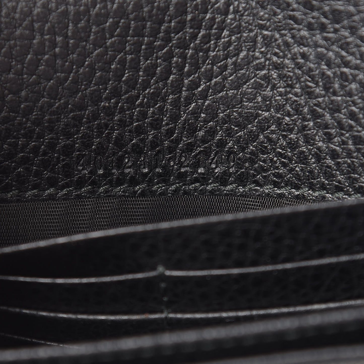 Calfskin Mini Dionysus Chain Wallet Black