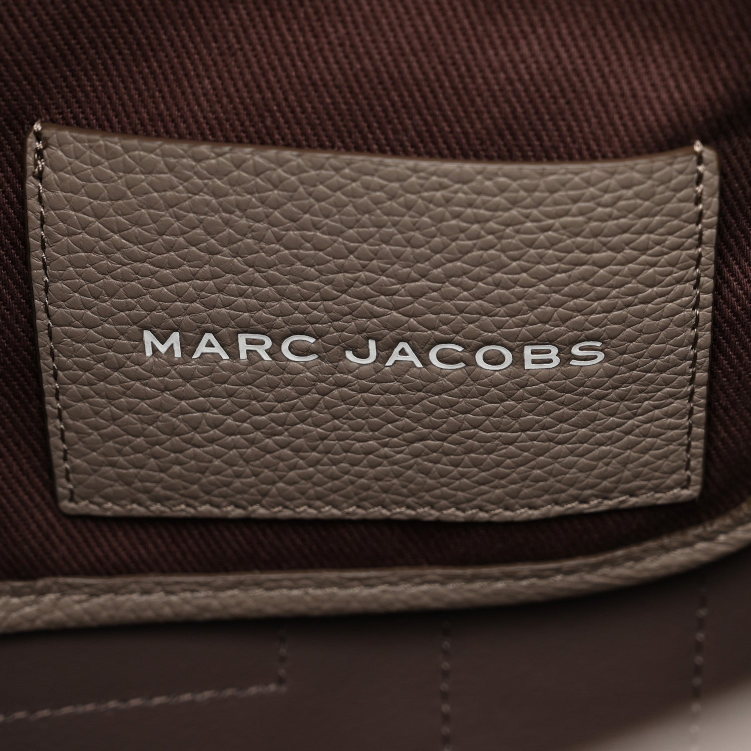 Marc Jacobs Grained Calfskin Large The Tote Bag Taupe 5 of 7