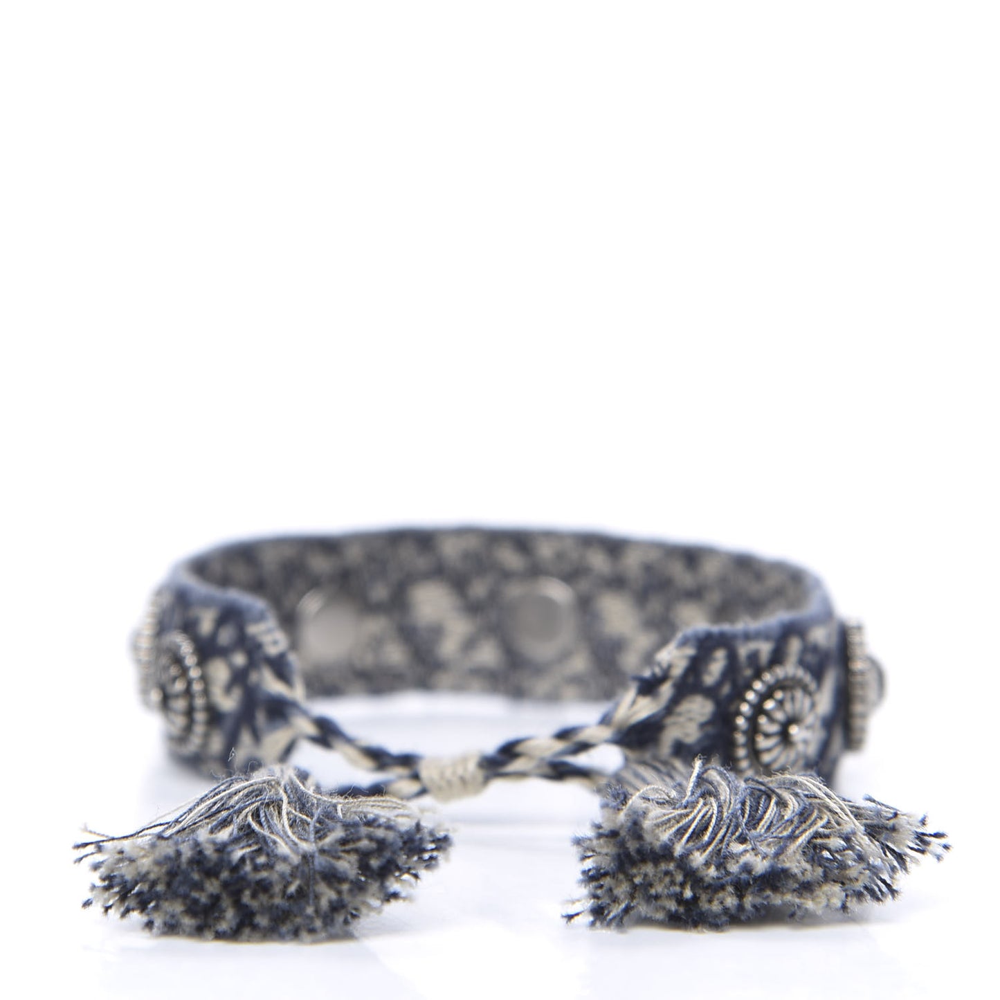Woven Cotton Oblique J'Adior Friendship Bracelet Blue
