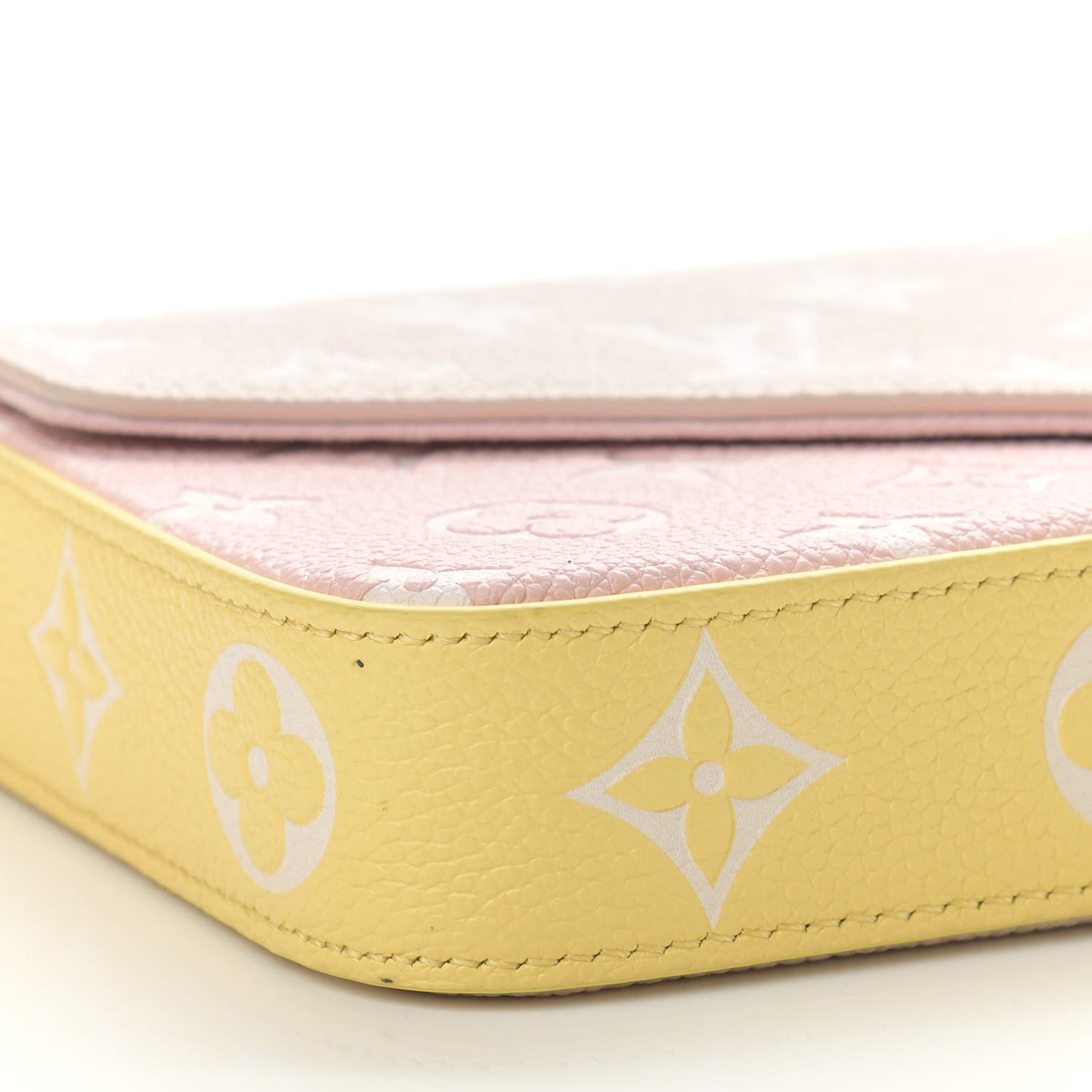 Empreinte Spring in the City Felicie Pochette Chain Wallet Pink Beige Yellow