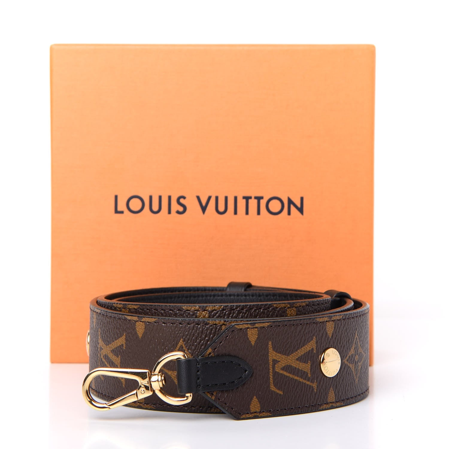 Louis Vuitton Monogram Adjustable Bandouliere Shoulder Strap Black 4 of 4