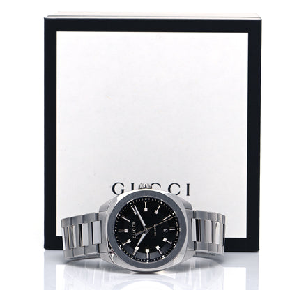 Gucci Stainless Steel 40mm GG2570 Quartz Watch Black 5 of 5