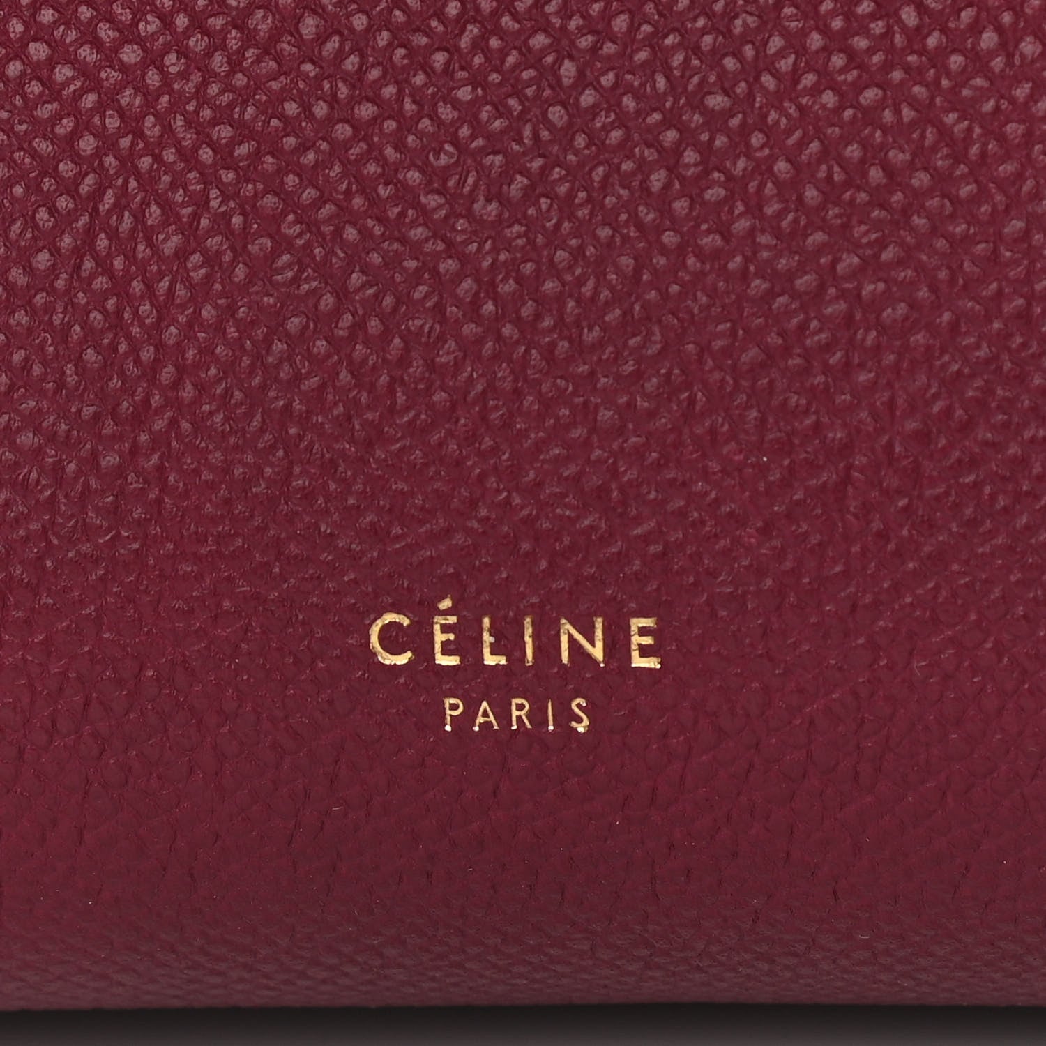 Celine Grained Calfskin Mini Belt Bag Plum 5 of 11