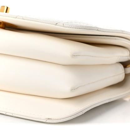 Chanel Caviar Quilted Mini Top Handle Flap White 10 of 10