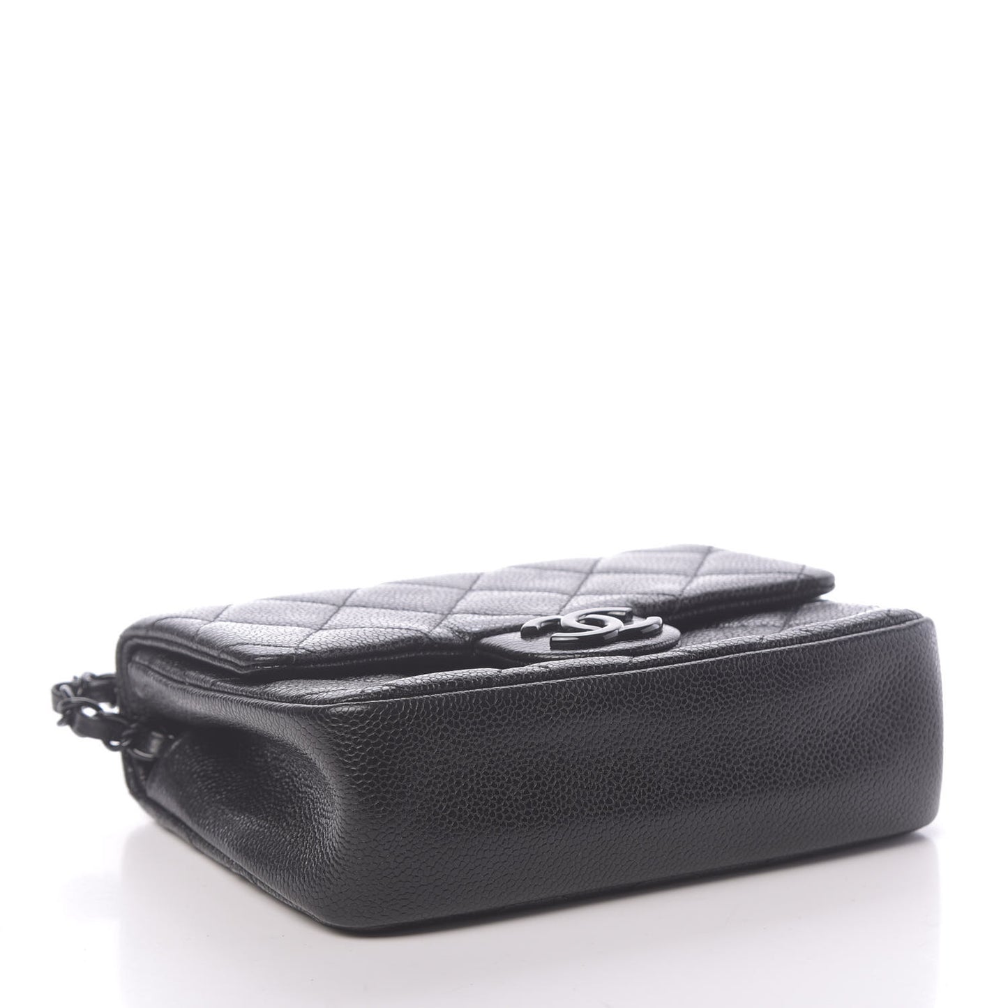 Caviar Quilted Incognito Mini Square Flap Black