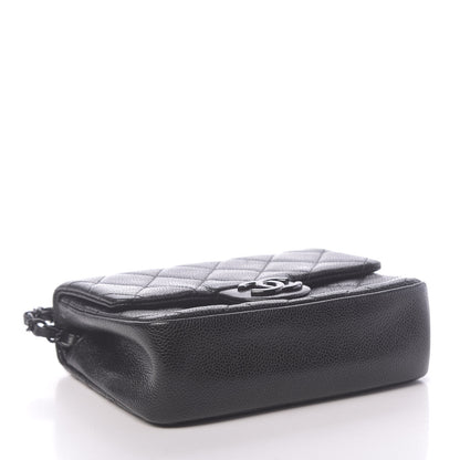 Chanel Caviar Quilted Incognito Mini Square Flap Black 4 of 11