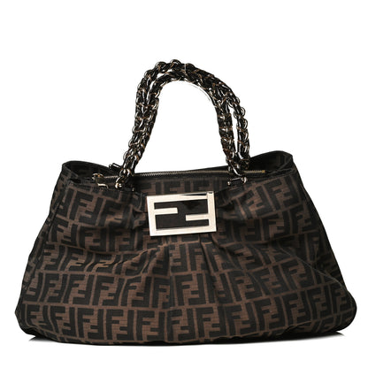 Fendi Zucca Mia Tote Tobacco 7 of 13