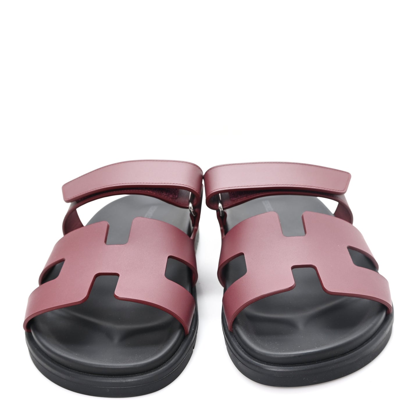Calfskin Womens Chypre Sandals 40 Rouge H