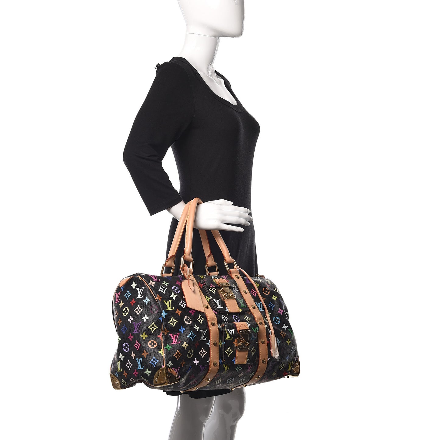 Monogram Multicolor Keepall 45 Black