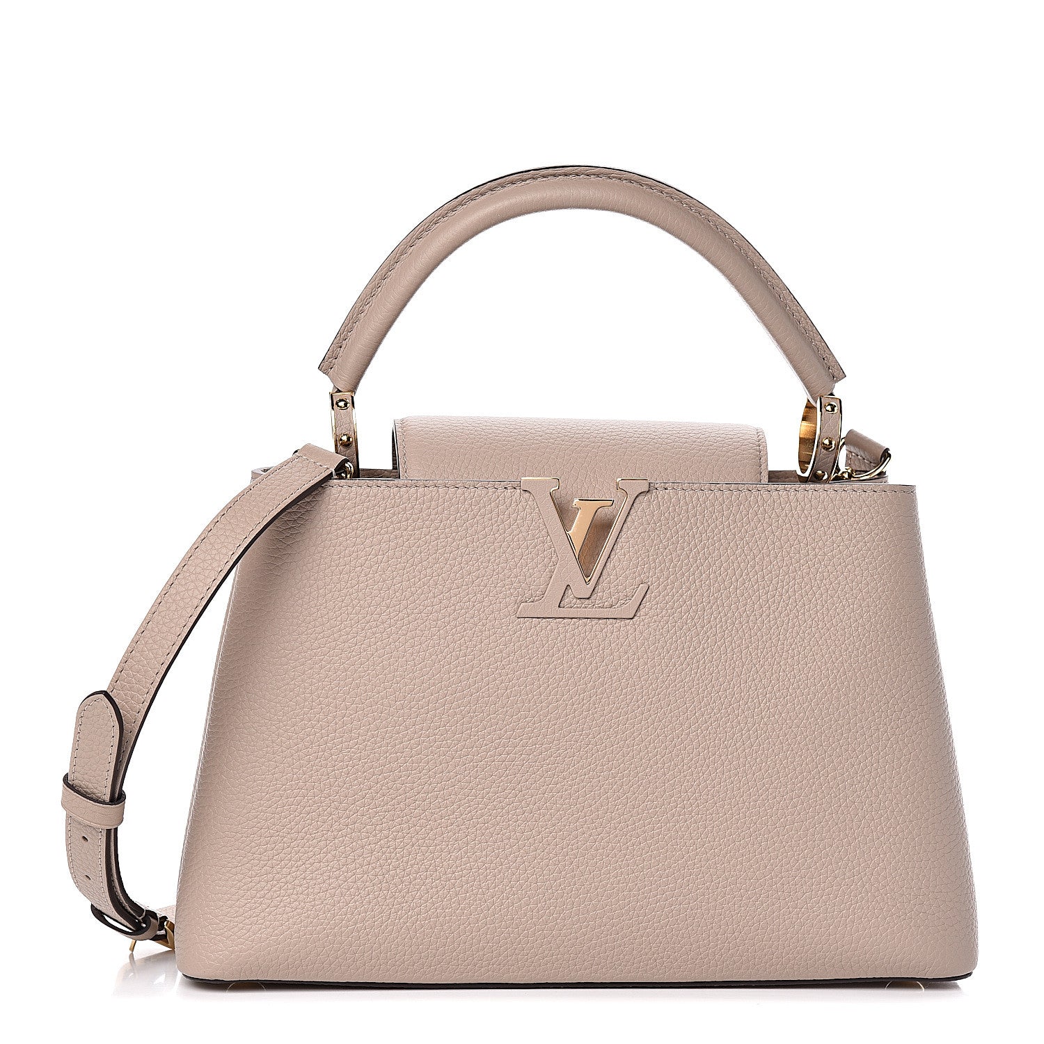 Louis Vuitton Taurillon Capucines PM Galet 1 of 9