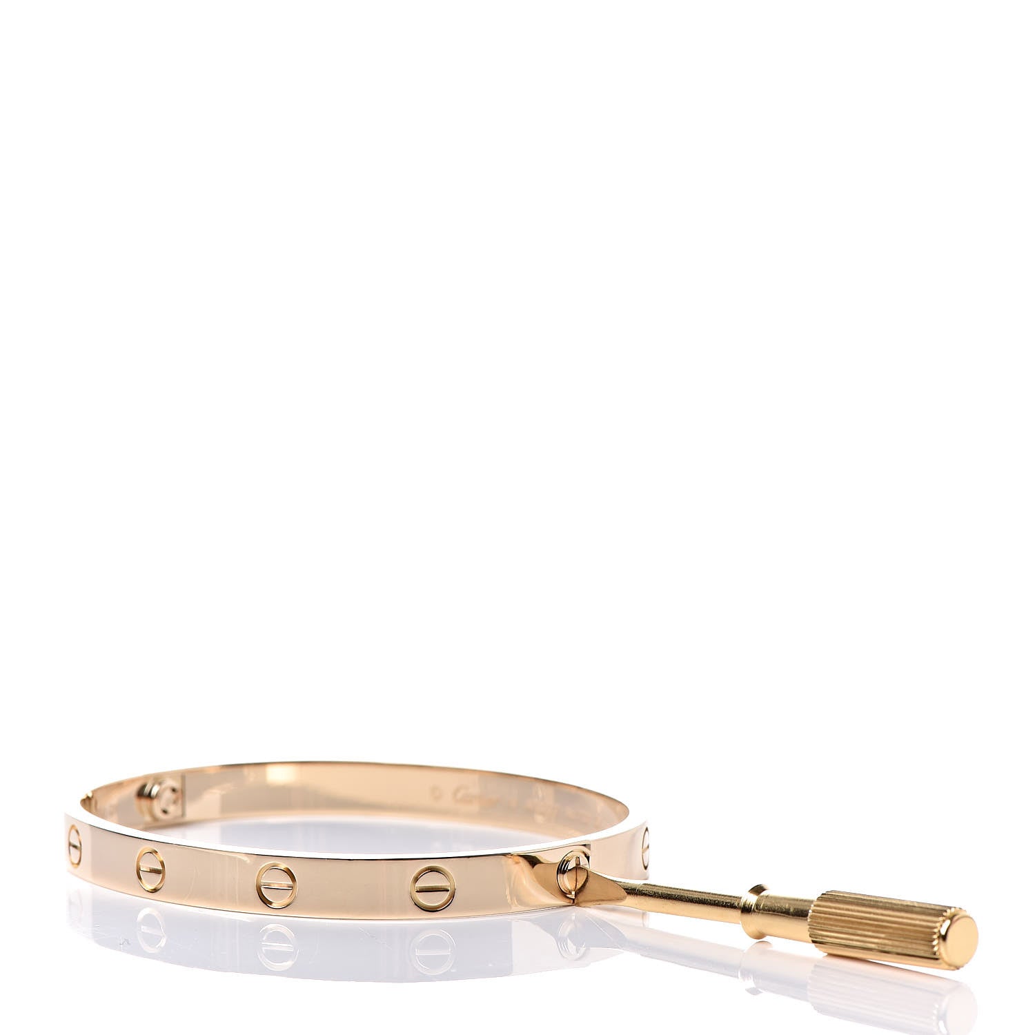 Cartier 18K Yellow Gold LOVE Bracelet 18 5 of 6