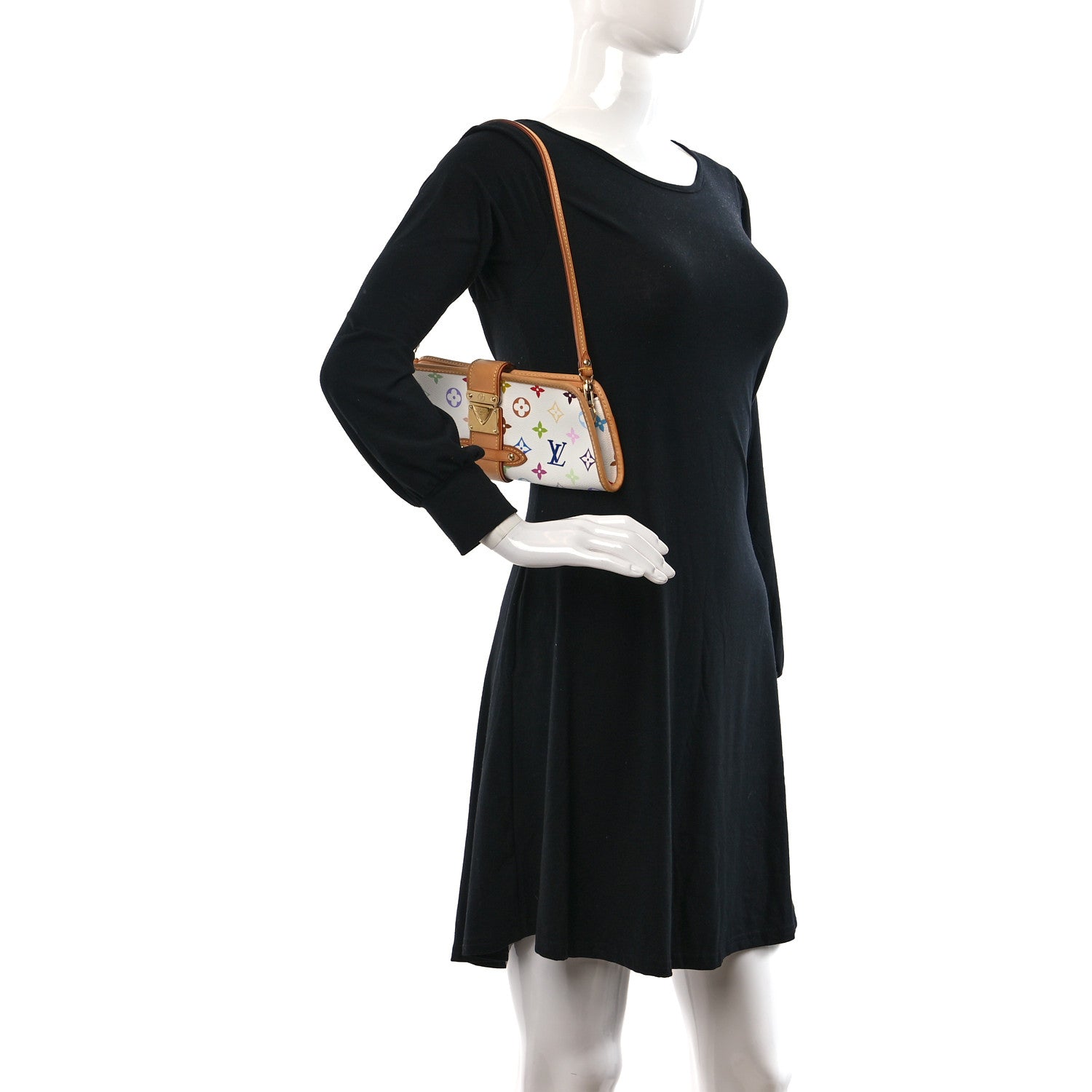 Louis Vuitton Monogram Multicolor Shirley White 8 of 8