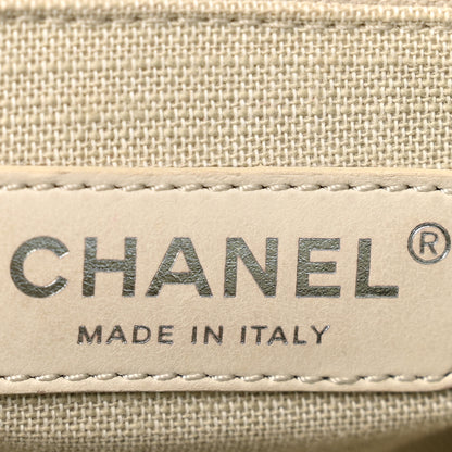 Chanel Mixed Fibers Small Deauville Tote Light Blue 7 of 14